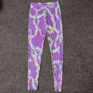 Hot Topic candy necklace print leggings size medium